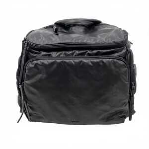 Caraa Black Nylon Backpack Baby Bag | OS Regular</title